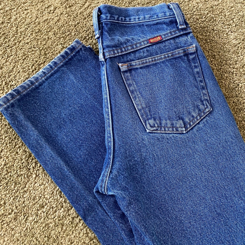 Vintage 90s Rustler Denim in Blue wash